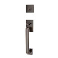 Emtek Emtek 4830 Baden Double Cylinder Entrance Handleset - Brass Tubular EMTEK-4830