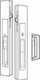 Adams Rite Adams Rite 4190 Flush Lockset with Cylinder and Deadlock (Individually Boxed) ADA-4190