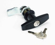 B-Line Eaton series lock latch and handle, 4, Black, Type 4 quarter-turn enclosure locks, latches, and inserts, Ground mount, Locks, latches, inserts