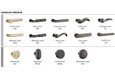 Emtek Emtek 452522 Rustic Modern Rectangular Monolithic Entrance Handleset - Sandcast Bronze Tubular - Double Cylinder EMTEK-452522