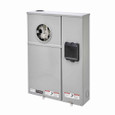B-Line Eaton series meter s, 320 A, Manual circuit closing, Ring type, 3R, ANSI 61 gray painted, #4-600 MCM, Surface mount, 4 jaws, 1 position, 1Ø/3W,