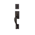Emtek Emtek 450411 Rectangular Sectional Entrance Handleset - Sandcast Bronze Tubular - Dummy EMTEK-450411