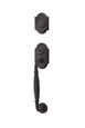 Emtek Emtek 460232 Sectional with Normandy Grip Entrance Handleset - Wrought Steel Tubular - Dummy EMTEK-460232