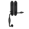 Emtek 460111 Monolithic with Lafayette Grip Entrance Handleset - Wrought Steel Tubular - Dummy