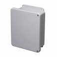 B-Line 664-4XFCHSC Eaton series JIC panel enclosure, 7.50" height, 4.75" length, 5.43" width, NEMA 4X, Hinged cover, 4XFCHSC enclosure, Wall mount, Medium single door, External mounting feet, Fiberglass, Seamless poured in-place gasket