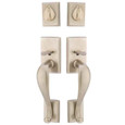 Emtek Emtek 454414 Rectangular Sectional Grip by Grip Entrance Handleset - Sandcast Bronze Tubular - Double Cylinder EMTEK-454414
