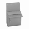 B-Line AC-1460T Eaton series console enclosures and accessories, NEMA 12, ANSI 61 gray polyester powder finish, Mounting channel, Console, Used with (AC-1460B)