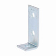 B-Line B104HDG Eaton series strut fittings and accessories, 4.12" Height, 4.12" Length, 1.62" Width, .78lbs, Steel, Pre-assembled fitting, Four hole corner angle, 90 deg, pre-assembled, Hot-dipped galvanized