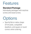 Adams Rite Adams Rite MS4002 Series MS Deadlock Armored Strike ADA-MS4002