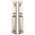 Emtek Emtek 454646 Rustic Modern Rectangular Full Length Grip by Grip Entrance Handleset - Sandcast Bronze Tubular - Double Cylinder EMTEK-454646