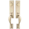 Emtek Emtek 454515 Rectangular Monolithic Grip by Grip Entrance Handleset - Sandcast Bronze Tubular - Double Cylinder EMTEK-454515