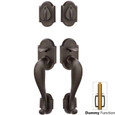 Emtek Emtek 455212 Denver Grip by Grip Entrance Handleset - Sandcast Bronze Tubular - Dummy EMTEK-455212