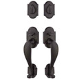 Emtek Emtek 454212 Denver Grip by Grip Entrance Handleset - Sandcast Bronze Tubular - Double Cylinder EMTEK-454212