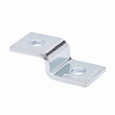 B-Line B106-52ZN Eaton series strut fittings and accessories, .811" Height, 3.5" Length, 1.62" Width, .40lbs, Steel, Offset size 13/16 in, Two hole z-support, Thickness 1/4 in, Fits channel type B42, Electro-plated