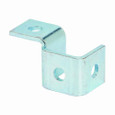 B-Line B270LZN Eaton series strut fittings and accessories, 2.06" Height, 3.81" Length, 1.68" Width, .77lbs, Steel, Left hand four hole single corner wing fitting, Electro-plated