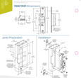 Adams Rite Adams Rite 7431 Series - Ultraline Electric Strikes for Aluminum Stiles 1-1/4" x 6-7/8" Radius Faceplate, Fail-Secure/Safe Field Selectable ADA-7431