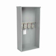 B-Line R9000 F Eaton series bussed gutter and termination cabinets, 1200 A, 3R, Underground, ANSI 61 gray painted, 065 kAIC, 6 Studs / Ø, (4) #4 - 600 MCM, Galvanized steel, Surface mount, 3 wires, 1 phase or 3 phase