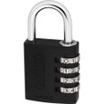 ABUS ABUS 145/40 C 4 Digit Combination Lock-Tag, 15/64" Shackle Dia., 1 39/64" Body Width ABUS-145/40 C