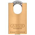 ABUS ABUS 83CS/45 Schlage Solid Brass Padlock, 5/16" Shackle dia., 1 27/32" Width ABUS-83CS/45