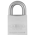 ABUS 83KnK/45 Solid Brass Padlock w/ Adaptor, 5/16" Shackle dia., 1 27/32" Width ABUS-83KnK/45
