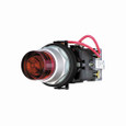 Eaton HT8GTRT1 HT800 pushbutton, Watertight and Oiltight-HT800, Chrome, Incandescent, Transformer, NEMA 3, 3R, 4, 4X, 12 and 13, Illuminated, Red, 120 Vac/dc, Momentary, Plastic