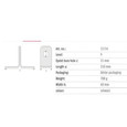 ABUS 125/150 C Granit Industrial Strength Hasp, 150 mm Length, 15 mm Eyelet ABUS-125/150 C