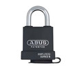 ABUS 83WP-LFIC/53 Hardened Steel Padlock, Nano Protect Material, Black
