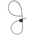 ABUS ABUS 210/185 C Steel Multi-loop Padlock, Black ABUS-210/185 C
