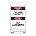 ABUS ABUS Safety Lockout Tags on a Roll English/Spanish"Do Not Operate", White ABUS-Do Not Operate - White Eng/Spa