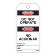 ABUS ABUS Safety Lockout Tags on a Roll English/Spanish"Do Not Operate", White ABUS-Do Not Operate - White Eng/Spa