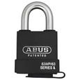 ABUS ABUS 83WP-KnK/63 Weatherized Steel Padlock, Black ABUS-83WP-KnK/63