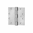 Hager 1279 Full Mortise Plain Bearing Commercial Hinge, 5 Knuckle, Steel, Standard Corner, Satin Chrome finish