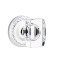 Emtek Emtek Modern Crystal Knobset - Windsor Knob, Privacy Set EMTEK-KNOBSETS-WINDSOR-KNOB-PRIVACY