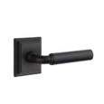Classic Brass Manning Lever with Wilshire Rosette in Flat Black