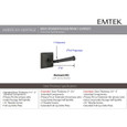 Emtek Emtek Designer Brass Leverset - Merrimack Lever, Privacy Set EMTEK-DESIGNER-LEVERSETS-MERRIMACK-PRIVACY