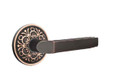 Emtek Emtek Designer Brass Leverset - Milano Lever, Privacy Set EMTEK-DESIGNER-LEVERSETS-MILANO-PRIVACY