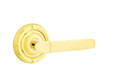 Emtek Emtek Designer Brass Leverset - Milano Lever, Privacy Set EMTEK-DESIGNER-LEVERSETS-MILANO-PRIVACY