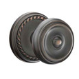 Emtek Emtek Classic Brass Knobsets with Designer Rosettes - Waverly Knob, Privacy Set EMTEK-CLASSIC-DESIGNER-KNOBSETS-WAVERLY-PRIVACY