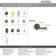 Emtek Emtek Designer Brass Leverset - Wembley Lever, Dummy (Pair) EMTEK-DESIGNER-LEVERSETS-WEMBLEY-DUMMY-PAIR