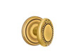 Emtek Emtek Designer Brass Knobsets - Beaded Egg Knob, Privacy Set EMTEK-DESIGNER-KNOBSETS-BEADED-EGG-PRIVACY
