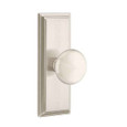 Emtek Emtek 8235 Designer Brass Knobset with Wilshire 7" Non-Keyed Sideplate Lockset, Privacy Set EMTEK-8235-DESIGNER-BRASS-KNOBS