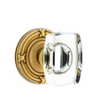 Emtek Classic Brass Crystal Knobsets - Windsor Knob, Dummy (Pair)