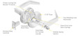 Yale Commercial Yale 5422LN Grade 1 Corridor Cylindrical Lever Lock Augusta Trim Design YAL-AU-5422LN