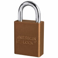 American Lock American Lock A1105KAMK Rekeyable Padlock with Boron Shackle 1-1/2in (38mm) Wide Solid Aluminum, Keyed Alike (Master Keyed) AME-A1105KAMK