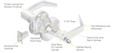 Yale Commercial Yale 5408LN Grade 1 Classroom Cylindrical Lever Lock Pacific Beach Trim Design YAL-PB-5408LN