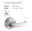 Yale Commercial Yale 5429LN Grade 1 Communicating Classroom Cylindrical Lever Lock Pacific Beach Trim Design YAL-PB-5429LN