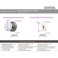 Emtek Emtek Porcelain Knobsets, Ice White Knob, Dummy (Pair) EMTEK-PORCELAIN-KNOBSETS-ICE-WHITE-DUMMY-PAIR