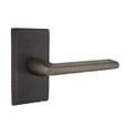 Emtek Emtek Sandcast Bronze Leversets - Lariat Lever, Dummy (Pair) EMTEK-SANDCAST-BRONZE-LEVERSETS-LARIAT-DUMMY-PAIR