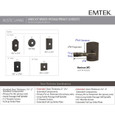 Emtek Emtek Sandcast Bronze Leversets - Montrose Lever, Privacy Set EMTEK-SANDCAST-BRONZE-LEVERSETS-MONTROSE-PRIVACY