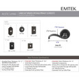 Emtek Emtek Sandcast Bronze Leversets - Teton Lever, Dummy (Pair) EMTEK-SANDCAST-BRONZE-LEVERSETS-TETON-DUMMY-PAIR
